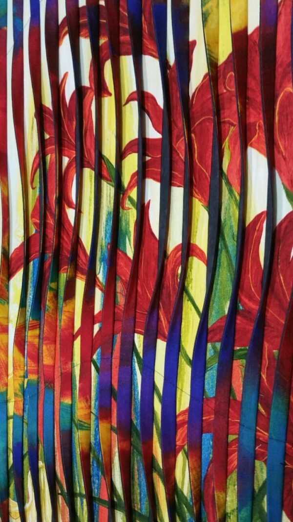 Fabric Daylilies by Don Dixson
