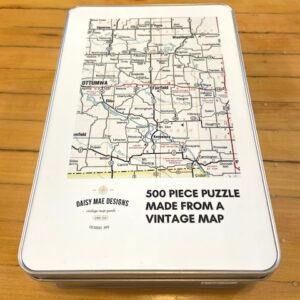 Fairfield Vintage Road Map Puzzle