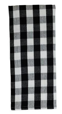 Buffalo Plaid Black & White Towel