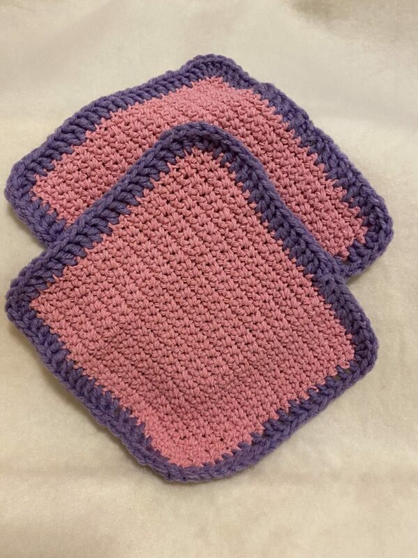 Pink & Purple Washcloth Set