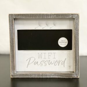 Decorative Wifi Password Sign