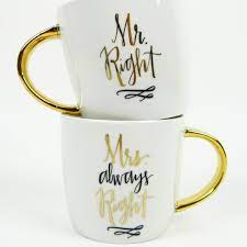 Mr. and Mrs. Coffee Mugs