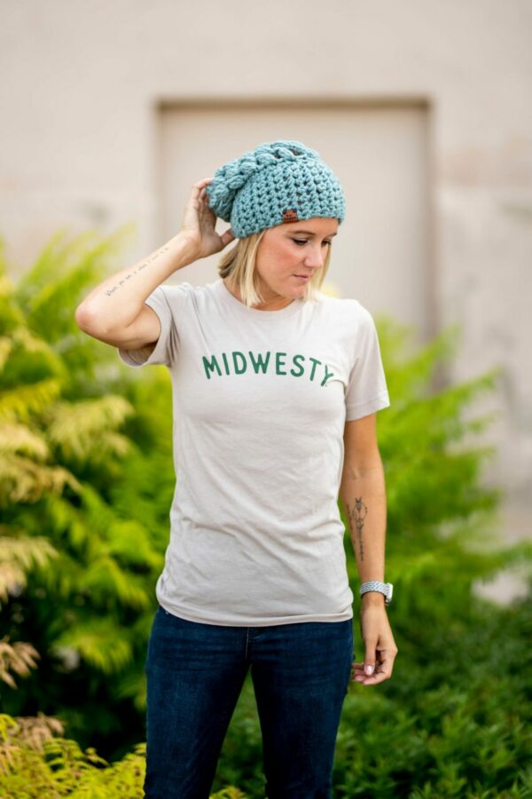 Mommy & Me Hats Puff Stitch Slouch + Happe Heart | Succulent