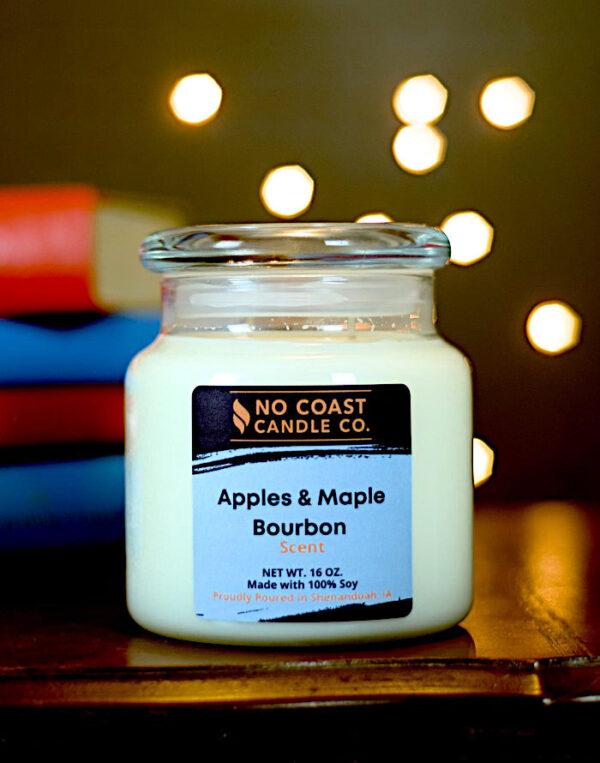 Apples and Maple Bourbon Candle