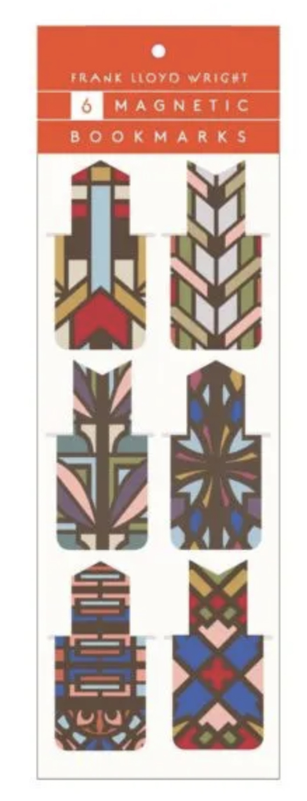 Frank Lloyd Wright Magnetic Clip Bookmarks