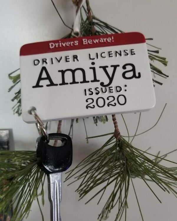 Personalized Driver’s License Ornament