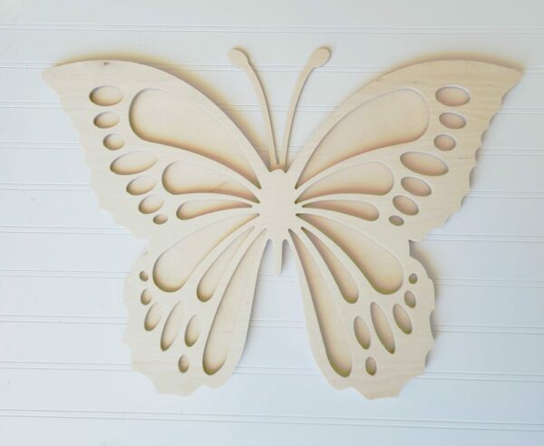 Blank 3D Butterfly