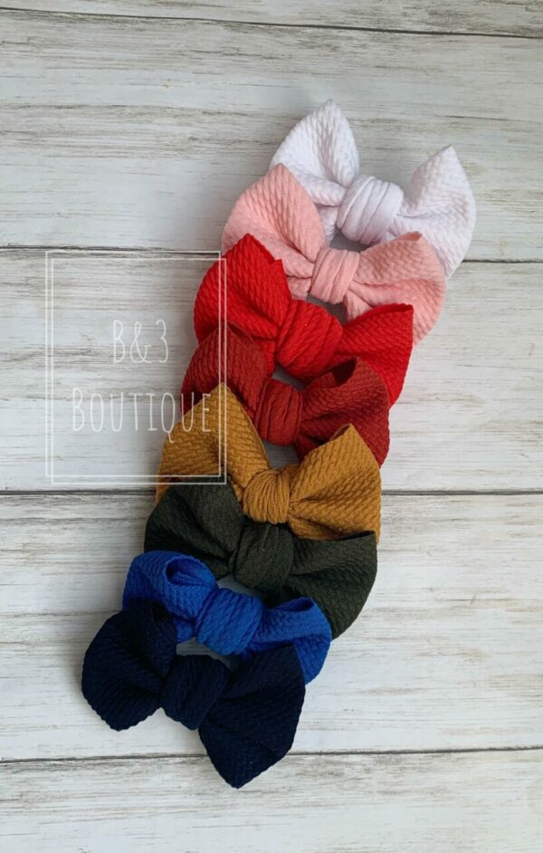 Mini Hand Tied Bows-Solid Colors