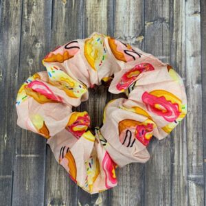 Scrunchies- Pink Donuts
