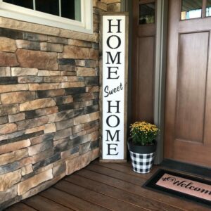 Home Sweet Home Framed Porch Sign