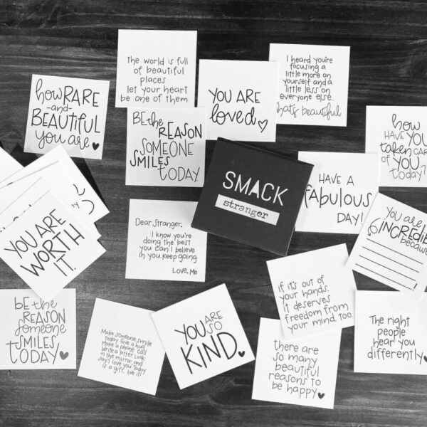 Inspirational SMACK message cards – the {stranger} pack