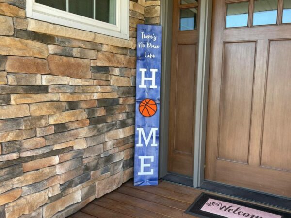 There’s No Place Like Home with Interchangable “O” Magnetic Balls Porch Sign