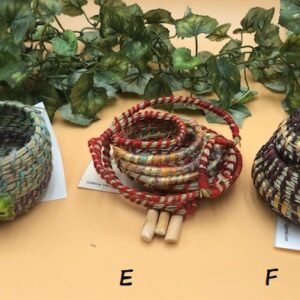 Pine Needle Baskets by Julianne Assortment Two