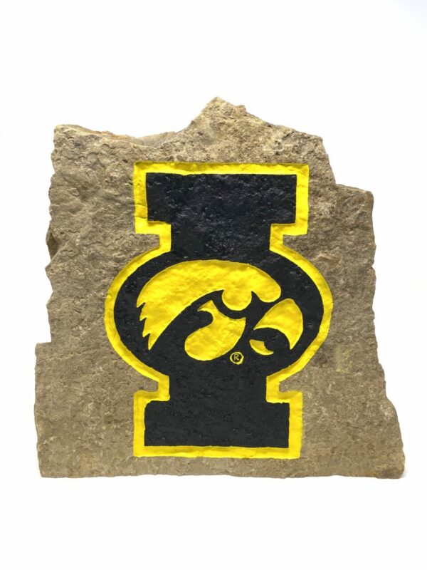 University of Iowa Hawkeyes Engraved Stone