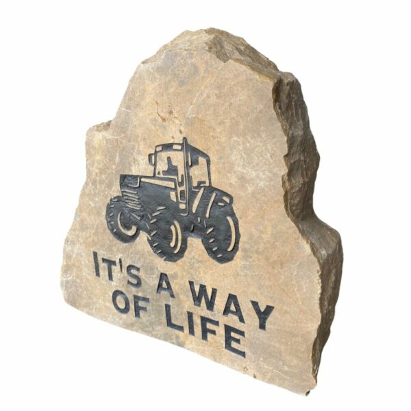 Farming It’s A Way of Life Engraved Stone