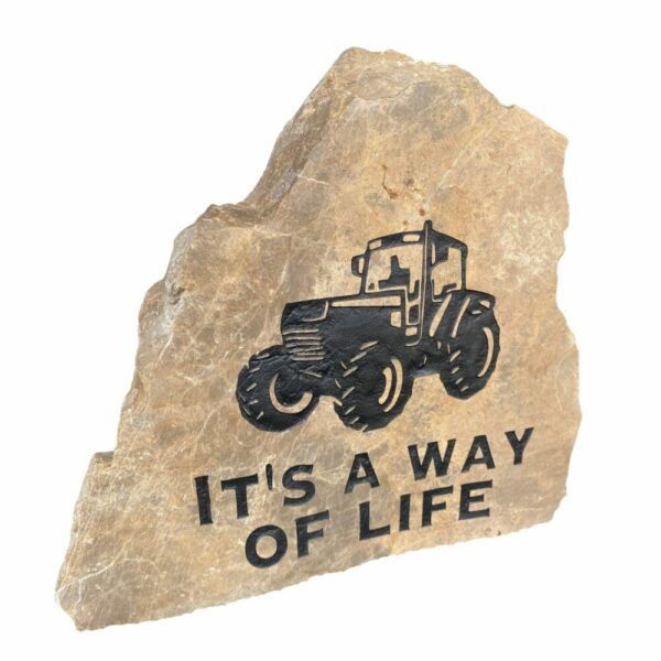 Farming It’s A Way of Life Engraved Stone
