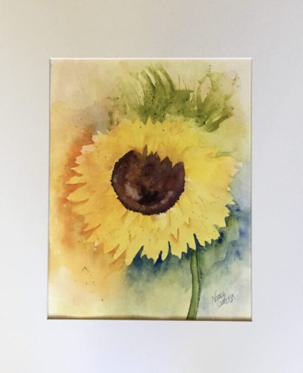 Sunflower Watercolor Print – Various Sizes