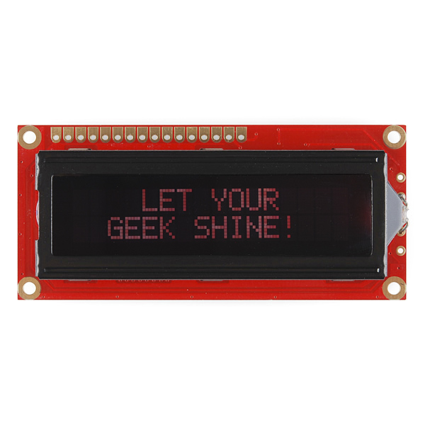 Basic 16×2 Character LCD Display (Various Color Options)