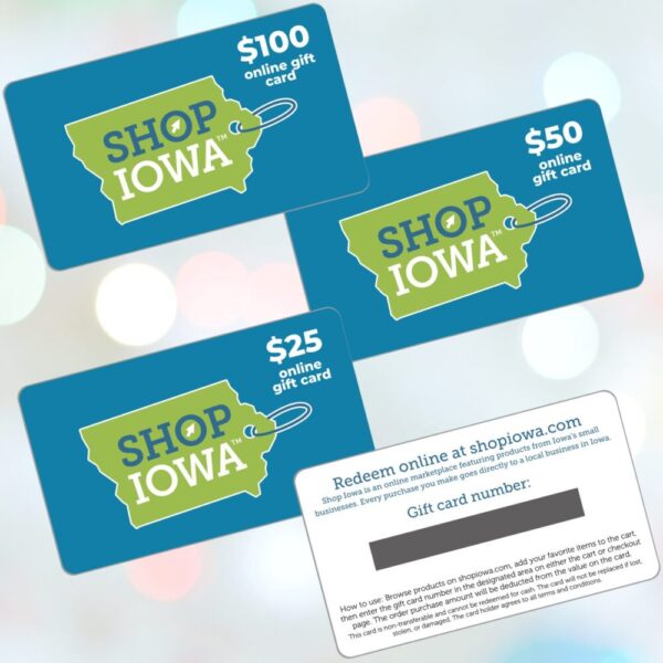 Shop Iowa Physical Gift Card