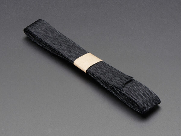 Conductive thread ribbon cable – Black – 1 yard