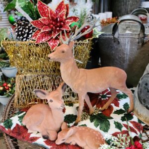 Deer family figurines
