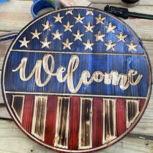 America Welcome Sign