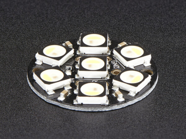 NeoPixel Jewel – 7 x 5050 RGBW LED w/ Integrated Drivers, Natural White, 4500K
