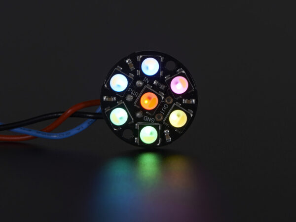 NeoPixel Jewel – 7 x 5050 RGBW LED w/ Integrated Drivers, Natural White, 4500K