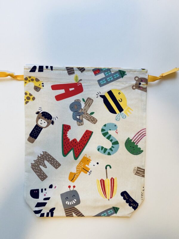 Fabric Gift Bags – Baby and Kids Alphabet