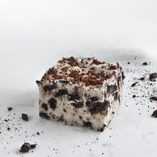 Cookies and Cream Fudge made with Oreos
