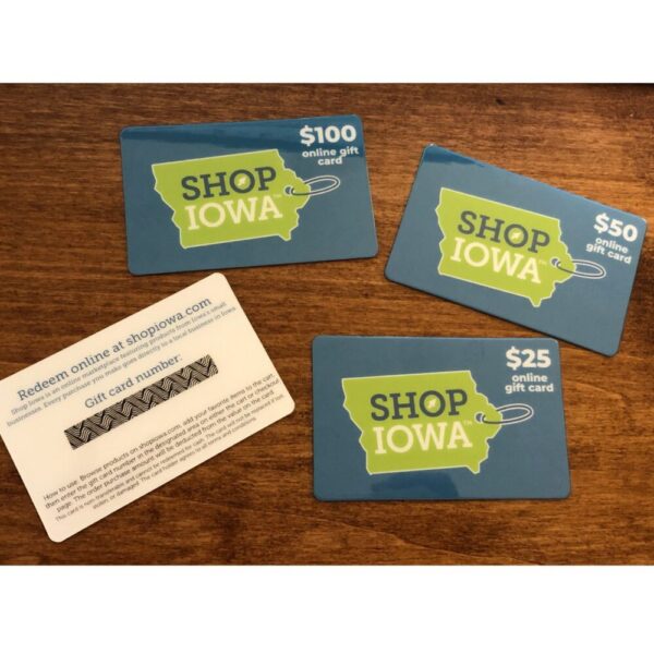 Shop Iowa Physical Gift Card
