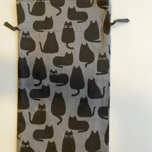 Fabric Gift Bags – Black Cat