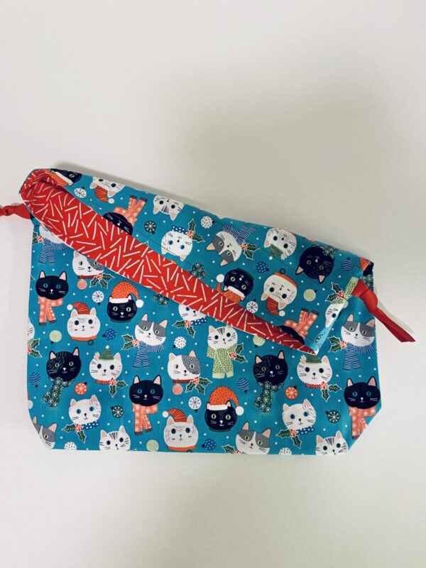 Fabric Gift Bags – Winter Cats