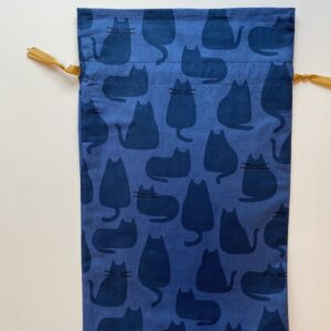 Fabric Gift Bags – Blue Cat