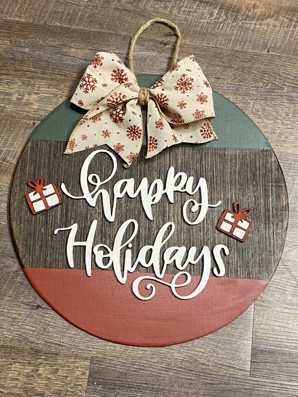 Happy Holidays Door Hanger