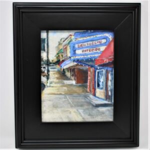“American Mainstreet” Original Pastel Painting by Iowa Artist John Evans