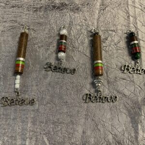 Handmade Vintage Electronic Resistor Necklace Charms – Believe