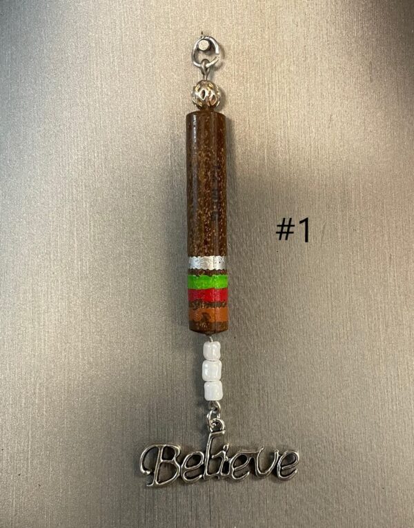 Handmade Vintage Electronic Resistor Necklace Charms – Believe