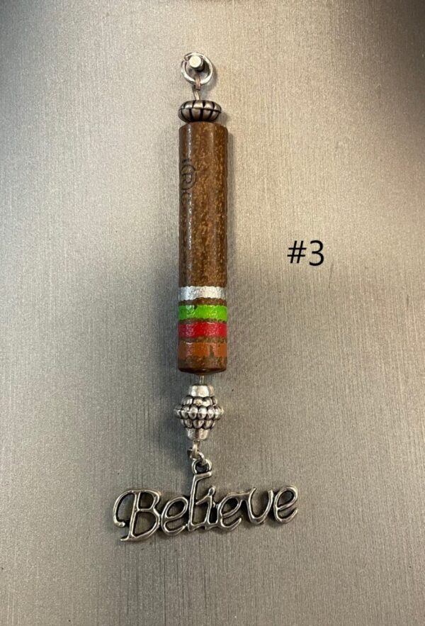 Handmade Vintage Electronic Resistor Necklace Charms – Believe