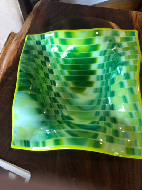 Wave Glass Dishes by Nancy Rasmussen