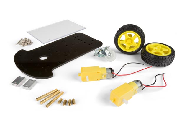 2 Wheel Drive Motor Chassis Robotics Kit
