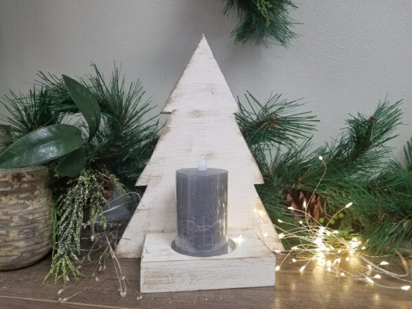 Pine Tree Candle Holder