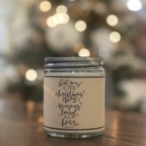 Elf Movie Quote Christmas Candle