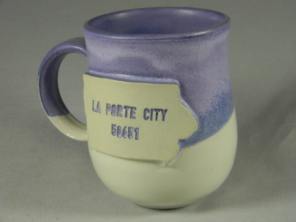 La Porte City Mug (Violet & White)
