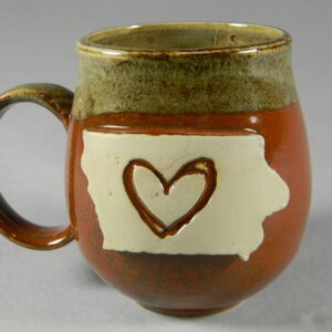 I Love Iowa Mug (brown)