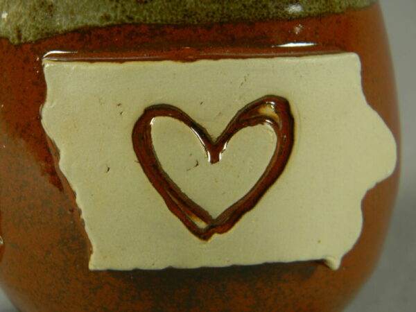 I Love Iowa Mug (brown)