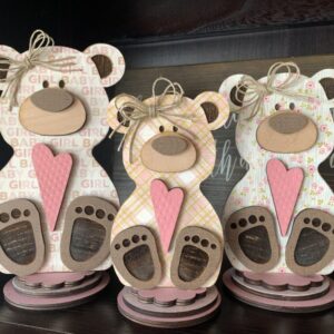Baby Girl Teddy Bear Nursery Decor
