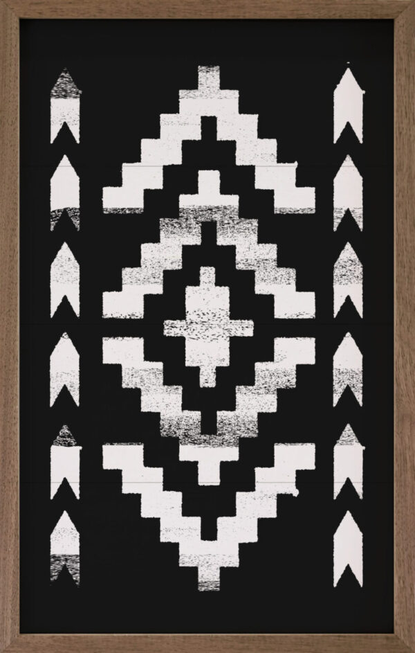 Aztec Pattern Black – Kendrick Home Wood Sign