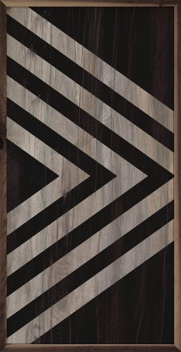 Black And Wood Stripes – Kendrick Home Wood Sign