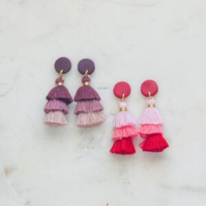 Valentine’s Tassel Earrings